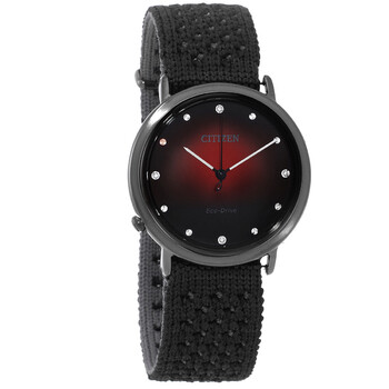 EcoDrive Crystal Black Dial Watch EM100747E