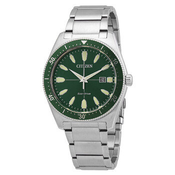 EcoDrive Green Dial Watch AW159870X