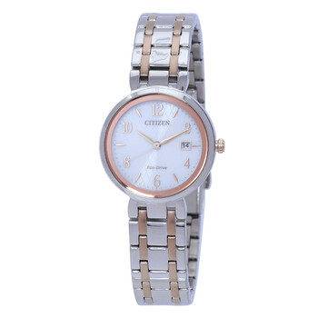 EcoDrive Mother of Pearl Dial TwoTone Watch EW269684A