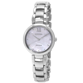 EcoDrive Mother of Pearl Dial Watch EM053081D