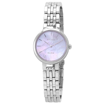 EcoDrive Mother of Pearl Dial Watch EM099081Y