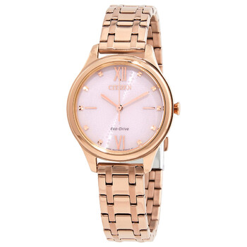 EcoDrive Pink Dial Watch EM050375X
