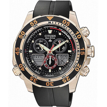 EcoDrive Promaster Black Dial Watch JR404603E