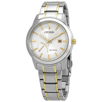 EcoDrive Silver Dial Twotone Watch AW701453A
