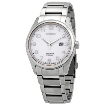 EcoDrive Super Titanium Silver Dial Watch BM736082A