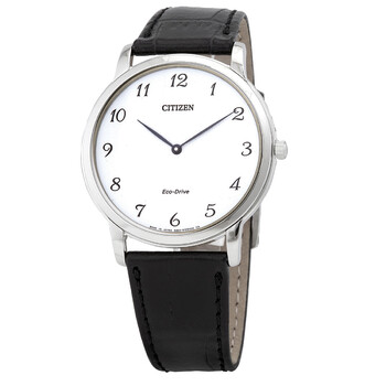 EcoDrive White Dial Watch AR111011B