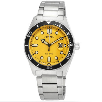 EcoDrive Yellow Dial Watch AW176081Z