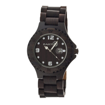 EcoFriendly Dark Brown Wood Raywood Watch EW1702