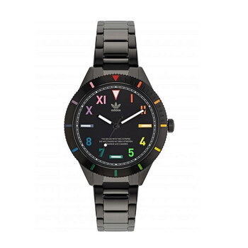 Edition Three Black Dial Watch AOFH22055