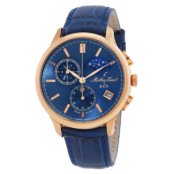 Edmond G10 Chronograph Quartz Blue Dial Watch H1886RCHPBU