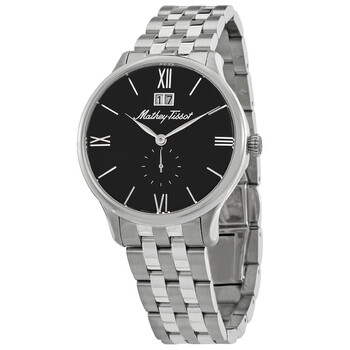 Edmond Metal Black Dial Watch H1886MAN