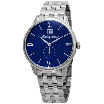 Edmond Metal Blue Dial Watch H1886MABU