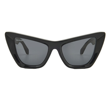 Edvard Dark Grey Cat Eye Sunglasses OERI045 1007