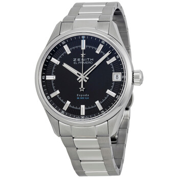 El Primero Espada Black Dial Stainless Steel Watch 03.2170.465021.M2170