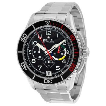 El Primero Stratos Flyback Black Dial Chronograph Automatic Watch 03206140521M2060