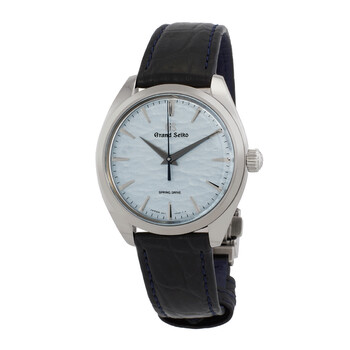 Elegance Spring Drive Omiwatari Hand Wind Blue Dial Watch SBGY007G