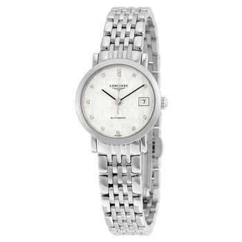 Elegant Automatic Silver Dial Diamond Watch L43094776