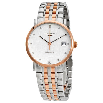 Elegant Diamond Silver Dial Watch L4.809.5.77.7