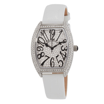 Elegant Quartz White Dial Watch CV4821W