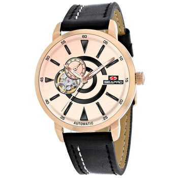 Elliptic Automatic Rose Gold Dial Watch SP0144