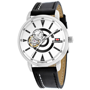Elliptic Automatic White Dial Watch SP0141