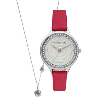 Elsie Quartz Silver Dial Watch CT201501SET1