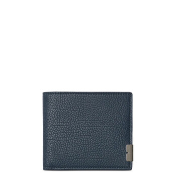 Embossed Logo Calf Leather BCut Wallet
