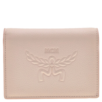 Embossed Logo Leather Mini Himmel Snap Wallet