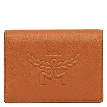 Embossed Logo Leather Mini Himmel Snap Wallet