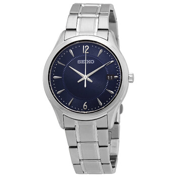 Essentials Quartz Blue Dial Stainless Steel Watch SUR419