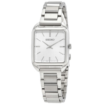 Essentials Quartz White Dial Watch SWR073P1