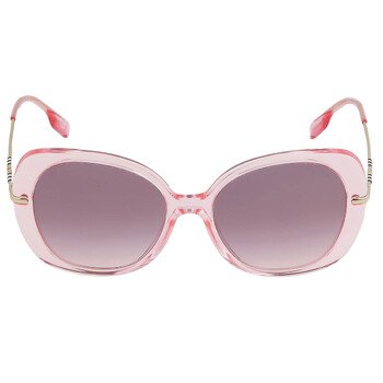 Eugenie Rose Gradient Butterfly Sunglasses BE4374 40245M