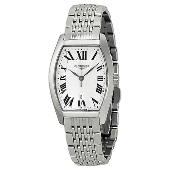 Evidenza Silver White Dial Stainless Steel Watch L21554716