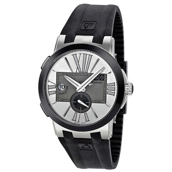 Executive Dual Time Automatic Silver Dial Watch
