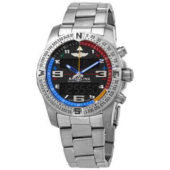 Exospace Perpetual Calender Chronograph Chronometer Black Carbon Fiber Dial Watch EB5512221B1E1