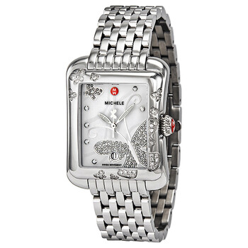 Extreme Butterfly Diamond White Dial Stainless Steel Watch MWW04B000001