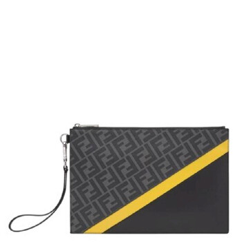 FF Logo Jacquard Flat Pouch
