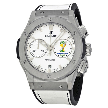 FIFA World Cup Brasil Automatic White Dial White Leather Watch 521NX2010LRWCW14