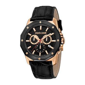 Fashion Watch Chronograph Quartz Black Dial Watch RV1G170L0041