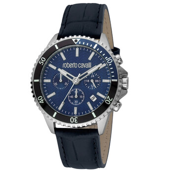Fashion Watch Chronograph Quartz Blue Dial Watch RC5G049L0025