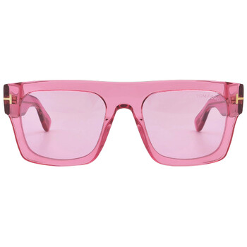 Fausto Pink Browline Sunglasses FT0711 75S