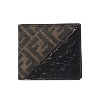 Ff Monogram Print Wallet