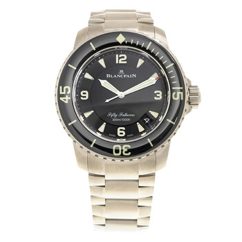 Fifty Fathoms Automatic Black Dial Watch 501512B3098B
