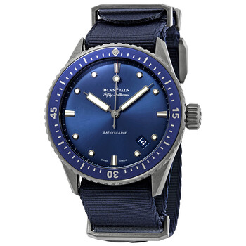 Fifty Fathoms Bathyscaphe Automatic Blue Dial Watch 50000240NAOA