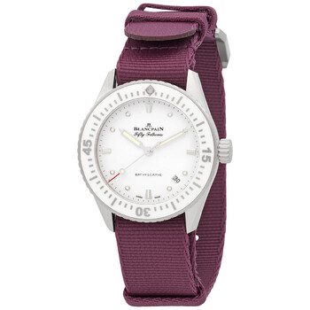 Fifty Fathoms Bathyscaphe Automatic White Dial Watch 51001127NAVA