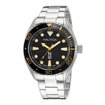 Finn World Quartz Black Dial Watch NAPFWS223