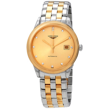 Flagship Champagne Diamond Dial Watch L4.974.3.37.7