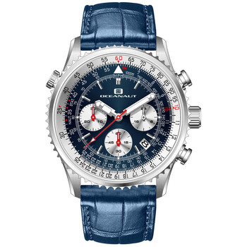 Flight Chronograph Quartz Blue Dial Watch OC0127