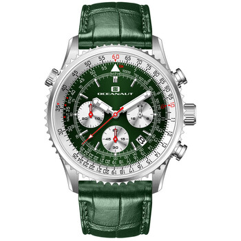Flight Chronograph Quartz Green Dial Watch OC0128
