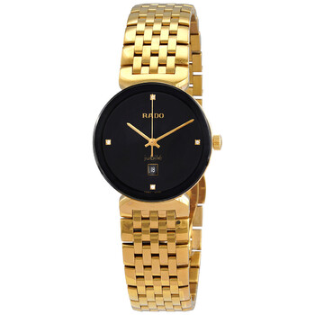 Florence Quartz Diamond Black Dial Watch R48915703